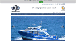 Desktop Screenshot of dalmaushipyard.com
